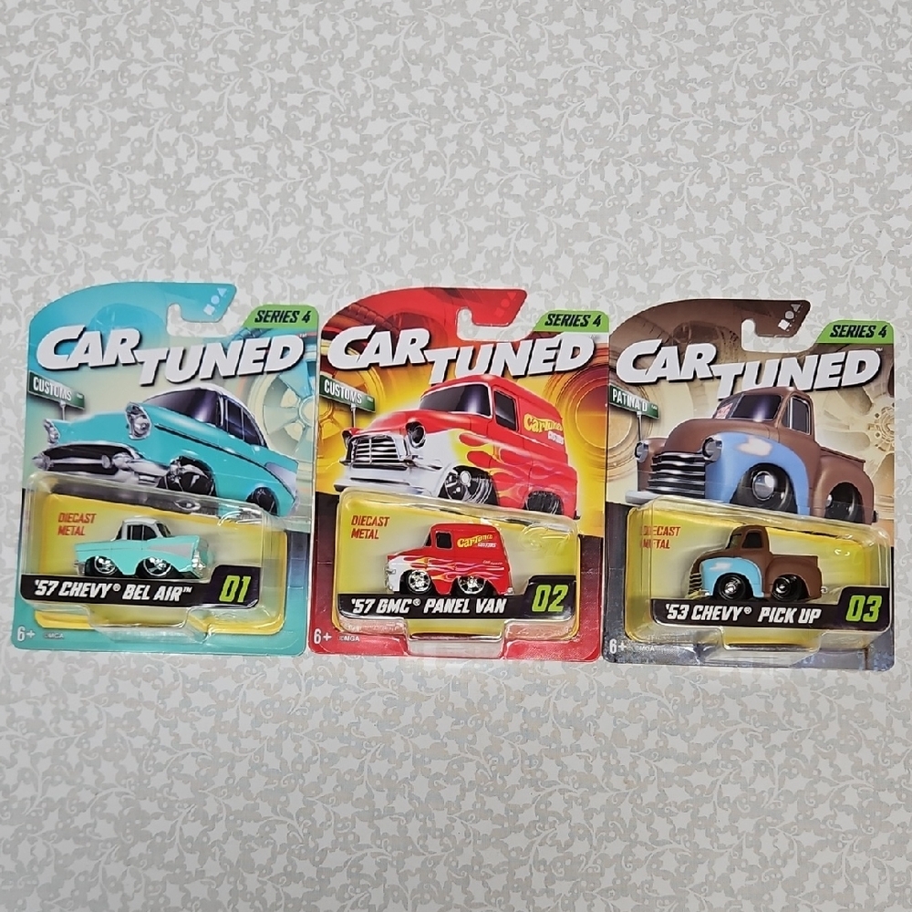 Car Tuned Series 4 Chevy Bel Air GMC Panel Van Chevy Pick Up